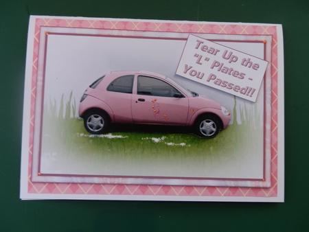 Pink You Passed Car by Julie McGregor