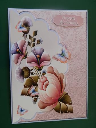Passion & Butterflies Envelope Card by Julie McGregor