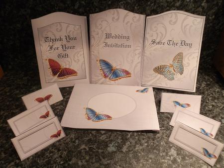 Wedding Invitation Butterfly Pack 2 by Julie McGregor