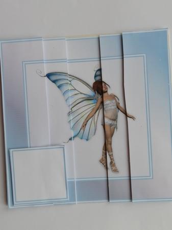 Pretty Blue Fairy Side Stacker by Julie McGregor