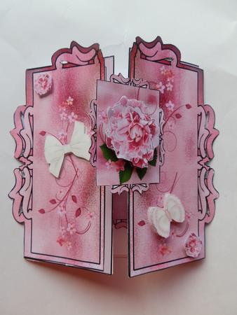 Ornate Gatefold Card Easy to Make Special to Send by Julie McGregor