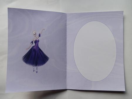 Purple Ballerina Insert by Julie McGregor