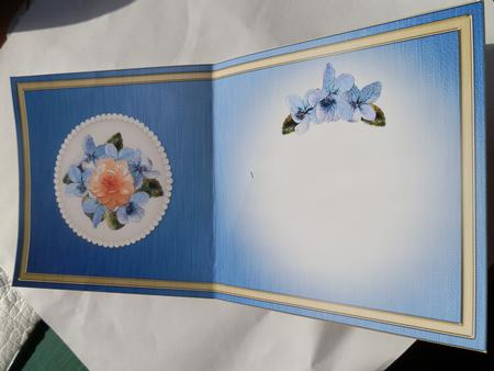 Flowers & Pearls Insert - Square Portrait by Julie McGregor