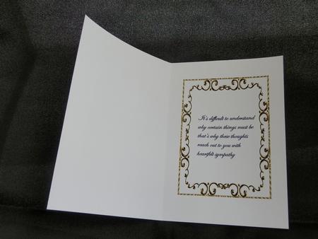 Sympathy Insert by Julie McGregor