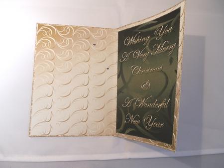 Christmas Inserts on Swirly Background 3 by Julie McGregor
