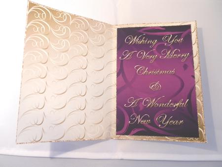 Christmas Inserts on Swirly Background 5 by Julie McGregor