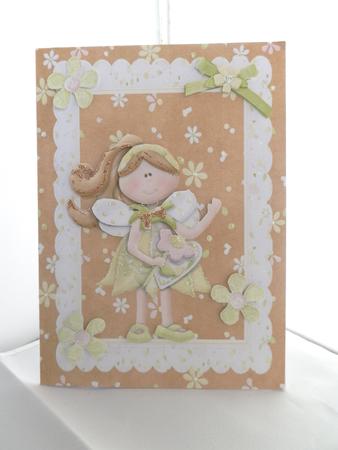 Little Fairy in Green Dress by Julie McGregor