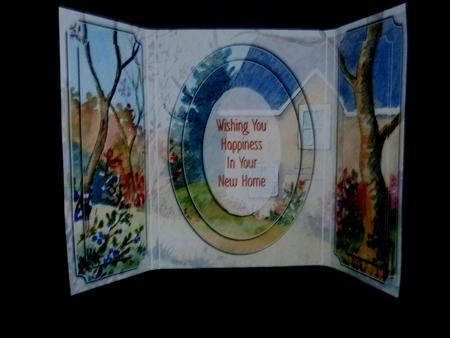 New Home Watercolour Gatefold by Julie McGregor