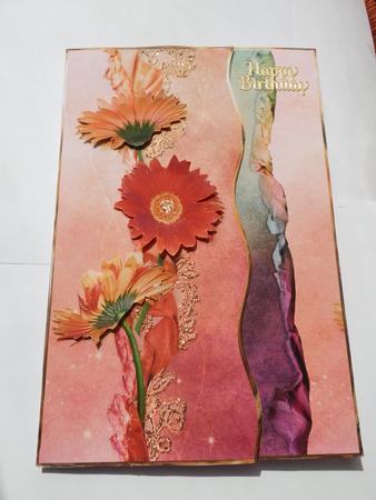 Gerbera Card Front by Julie McGregor