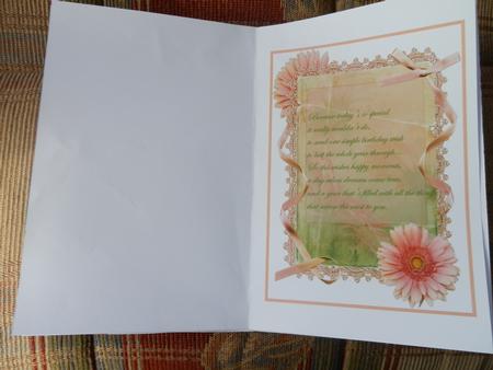 Gerbera Insert by Julie McGregor