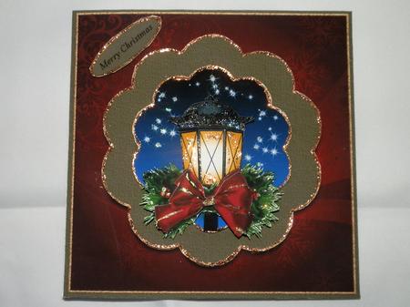 Christmas Lamp by Julie McGregor
