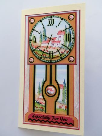 A Farm in Tuscany Grandfather Clock by Julie McGregor