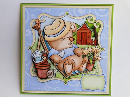 Hard Life in the Garden Topper & Decoupage by Julie McGregor