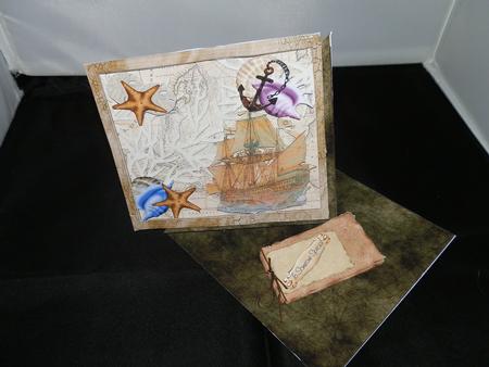 Sail the Seas Over the Edge Easel Card Featured Gallery Photo