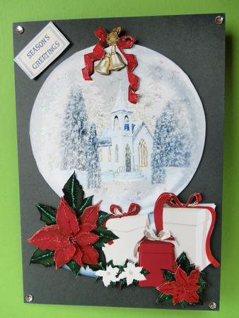 Snow Globe Church by Julie McGregor