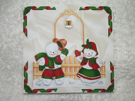 Cowboy Snowman and Cowgirl Snowman by Julie McGregor