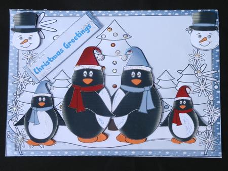 Partying Penquins by Julie McGregor