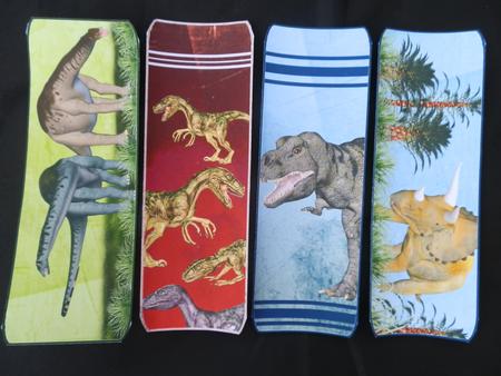 Dinorific Bookmarks by Julie McGregor