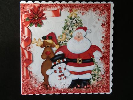 Ho! Ho! Ho! Card Topper by Julie McGregor