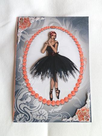 Gothic Ballerina - Peach by Julie McGregor