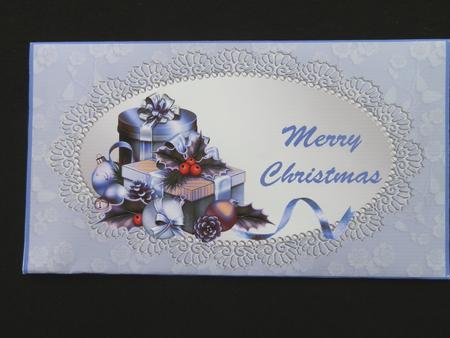Christmasgifts Blue Moneywallet by Julie McGregor