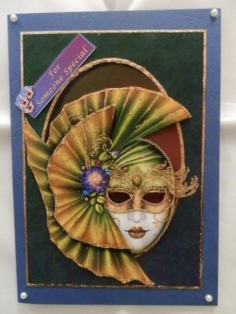 Venetian Masquerade - Green by Julie McGregor