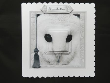 The White Owl Card Topper by Julie McGregor