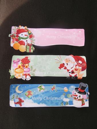 Santa and Snowman Bookmarks by Julie McGregor