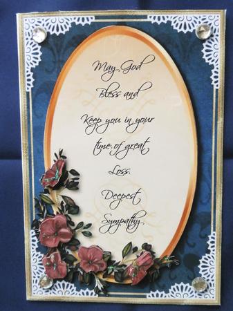 Great Loss Card Topper 1 by Julie McGregor