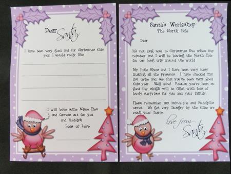 Child's Santa Letter to and from Santa by Julie McGregor