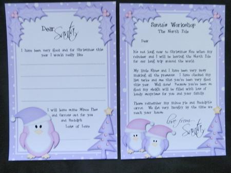 Child's Santa Letter to and from Santa by Julie McGregor