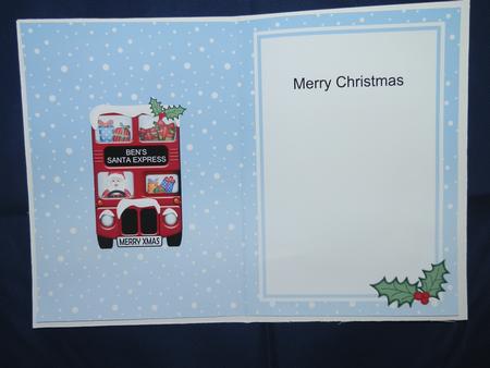 Xmas Santa Express A5 Ben Matching A5 Insert by Julie McGregor