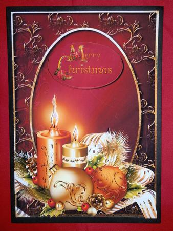 Golden & Red Christmas + Greetings by Julie McGregor