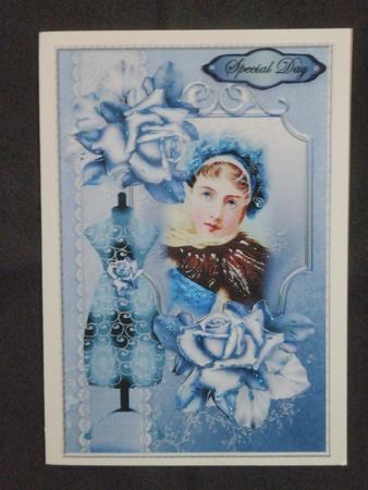 Vintage Fashion in Bleu by Julie McGregor