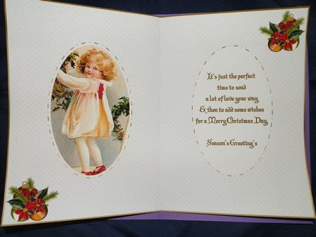 Christmas Happiness Insert by Julie McGregor