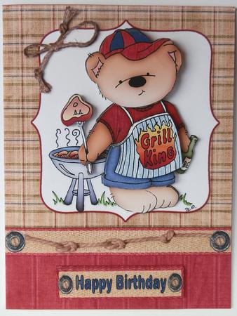 Grill King Dad by Julie McGregor