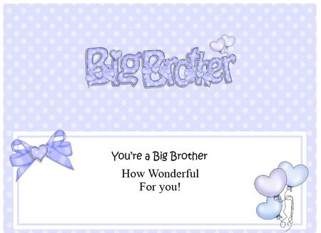 Big Brother Matching Large Dl Insert by Julie McGregor