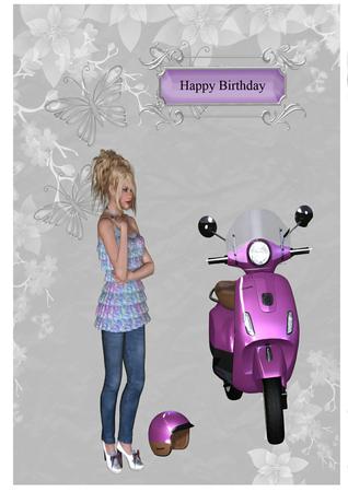 Vespa Scooters & Helmets by Julie McGregor