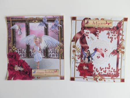 Angels and Faries with Babies, Two Toppers by Julie McGregor