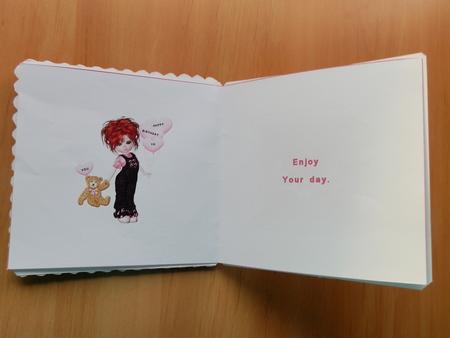 Cute Girl Wishes Insert by Julie McGregor