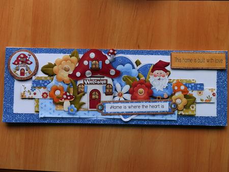 Home is Where the Heart Is! Cute Gnome Dl by Julie McGregor