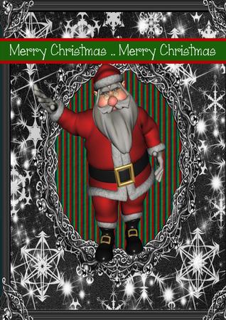 4 Santa Posers by Julie McGregor