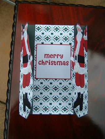 Waving Santa by Julie McGregor