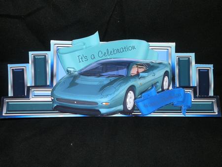 Large Dl Tiered Stepper - Spectacular Sports Car - Mini Kit by Julie McGregor