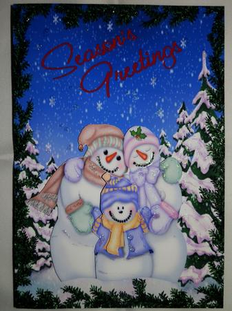 Wishing You Seasons Greetings from the Frosties by Julie McGregor