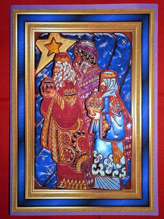 Stained Glass We Three Kings Mini Kit by Julie McGregor