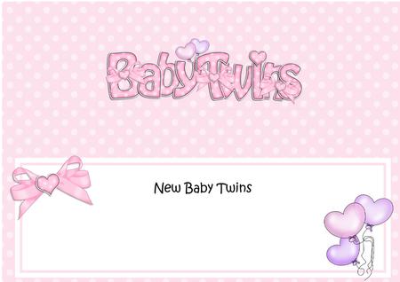 New Baby Twins Matching Large Dl Insert by Julie McGregor