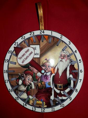 Advent Countdown Clock 8 by Julie McGregor
