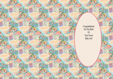 Vintage Baby Girl Insert by Julie McGregor