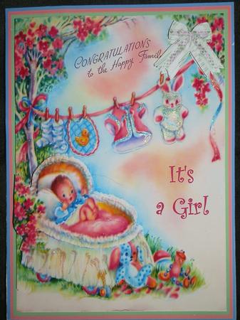 Vintage Baby Girl by Julie McGregor